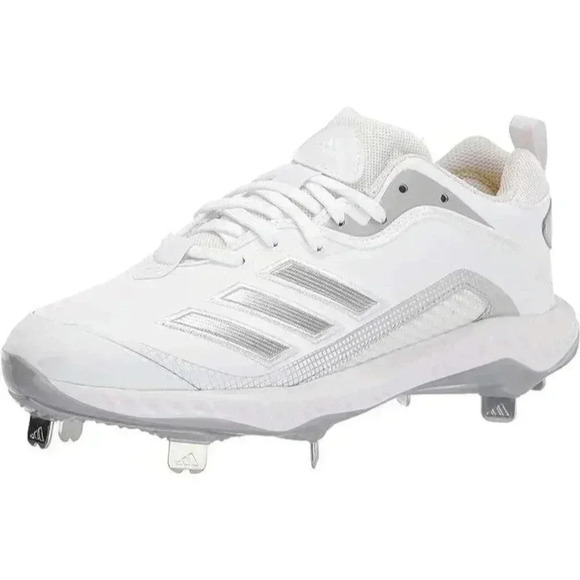 Adidas Icon 6 Bounce Cleats Men‎ Size 14.5 White Shoes Athletic EG7602 NWT main image 5